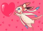  heart no_humans pokemon pokemon_(game) pokemon_xy shebal_(pixiv) solo sylveon 