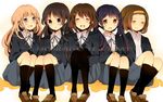  akiyama_mio bad_id bad_pixiv_id black_eyes black_hair blonde_hair brown_eyes brown_hair closed_eyes hairband hirasawa_yui k-on! komine kotobuki_tsumugi long_hair multiple_girls nakano_azusa pantyhose school_uniform short_hair sitting tainaka_ritsu tears 