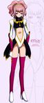  absurdres anya_alstreim code_geass highres navel sleeveless sleeveless_turtleneck solo thighhighs turtleneck vector_trace 