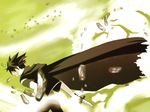  bad_id bad_pixiv_id black_hair blood cape headband knife koma_(pixiv) majutsushi_orphen male_focus orphen solo 