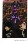  2boys black_hair caim city cityscape concept_art drag-on_dragoon drag-on_dragoon_1 dress fujisaka_kimihiko furiae inuart landscape male_focus multiple_boys non-web_source official_art page_number red_eyes red_hair scenery short_hair transparent 