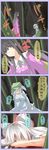  bad_id bad_pixiv_id bamboo bamboo_forest black_hair blood blue_dress check_translation comic dress expressive_clothes forest fujiwara_no_mokou hair_over_eyes hat hidden_eyes highres houraisan_kaguya kawashiro_nitori key long_hair lying multiple_girls nature on_stomach plant shaded_face shuga_(soranote) silver_hair touhou translated translation_request upper_body 