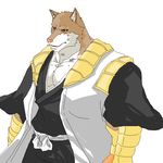  anthro biceps bleach canine male mammal muscles reclamon sajin_komamura shinigami wolf 