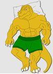  abs biceps dinosaur extreme_dinosaurs male maxime-jeanne muscles pecs reptile scalie solo t-bone_(extreme_dinosaurs) tyrannosaurus_rex 