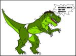  abs biceps comic dinosaur english_text male maxime-jeanne muscles reptile scalie sequence text theropod transformation tyrannosaurus_rex 