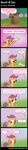  &lt;3 2013 ? apple apple_bloom_(mlp) comic cub cutie_mark dialog duo english_text female feral friendship_is_magic fruit grass hair hi_res humor my_little_pony open_mouth orange_fur outside pony-berserker purple_eyes purple_hair scootaloo_(mlp) smile text toilet_paper tongue toony tree yellow_fur young 