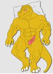  abs biceps dinosaur erection extreme_dinosaurs male maxime-jeanne muscles nude pecs penis pose reptile scalie solo t-bone_(extreme_dinosaurs) tyrannosaurus_rex 