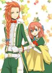  1boy 1girl brother_and_sister red_hair seles_wilder siblings t2231y tales_of_(series) tales_of_symphonia zelos_wilder 