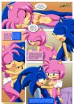  blush breasts comic female hedgehog male mammal mobius_unleashed penis pussy sega sex sonic_(series) sonic_the_hedgehog straight 