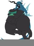  big_breasts breasts chubby female friendship_is_magic looking_at_viewer my_little_pony nipples overweight queen_chrysalis_(mlp) thick_thighs wide_hips 
