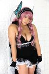  1girl asian breasts chouzuki_maryou cosplay large_breasts magnet_(vocaloid) megurine_luka megurine_luka_(cosplay) photo pink_hair plump solo vocaloid 