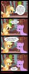  applejack_(mlp) bald bals chaoticbrony comic computer cowboy_hat cutie_mark dialog english_text equine female feral freckles friendship_is_magic green_eyes hat horn horse library machine mammal mechanical my_little_pony pony purple_eyes snicker surprise text twilight_sparkle_(mlp) unicorn 