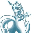  female feral friendship_is_magic looking_at_viewer my_little_pony queen_chrysalis_(mlp) seductive solo wings 