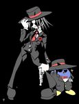  bird gun gun, penguin penguin, tuxedo weapon 