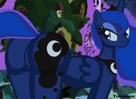  big_butt blue_eyes blue_fur blue_hair butt cutie_mark equine female friendship_is_magic fur hair horn horse landscape looking_at_viewer looking_back mammal my_little_pony night pony presenting presenting_hindquarters princess_luna_(mlp) sky smile solo stars tree tumiohax winged_unicorn wings 