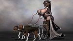  breasts canine cgi dog female human male mammal unknown_artist 