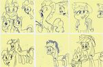  2013 applejack_(mlp) art creative cutie_mark equine female friendship_is_magic hair horn horse humor my_little_pony pegasus pinkie_pie_(mlp) pony rainbow_dash_(mlp) smile spike_(mlp) traditional unicorn what what_has_science_done wings 