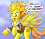  comic dialog english_text equine female feral friendship_is_magic horse mammal my_little_pony pegasus pluckyninja pony spitfire_(mlp) surprise text timber_(artist) wings wonderbolts_(mlp) 