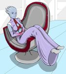  1girl alien asari blue_eyes chair dress liara_t&#039;soni liara_t'soni pixiv_thumbnail resized 
