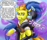  comic dialog english_text equine female feral friendship_is_magic horse mammal my_little_pony nightshade_(mlp) pegasus pluckyninja pony shadowbolts_(mlp) spitfire_(mlp) text timber_(artist) wings wonderbolts_(mlp) 