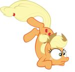  alpha_channel applejack_(mlp) blonde_hair equine fall female feral freckles friendship_is_magic green_eyes hair horse jakethespy mammal my_little_pony plain_background pony solo transparent_background vector 