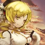  bad_deviantart_id bad_id beret blonde_hair drill_hair hair_ornament hat magical_girl mahou_shoujo_madoka_magica mochikko_(cocoa0101) nail_polish smile solo tomoe_mami twin_drills twintails yellow_eyes 