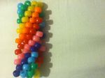  beads blue bracelet invalid_color jewelry kandi kandi_cuff pink purple rainbow yellow 