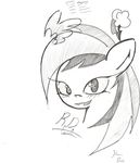  black_and_white cutie_mark dj.haruna_dash equine female friendship_is_magic greyscale grin hair headshot_portrait horse ink_drawing looking_at_viewer mammal monochrome multi-colored_hair my_little_pony pegasus pen_(art) plain_background pony portrait rainbow_dash_(mlp) solo traditional_media white_background wings 