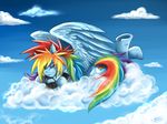  anthrofied equine female fingerless_gloves friendship_is_magic gloves mammal mimy92sonadow my_little_pony pegasus rainbow_dash_(mlp) solo wings 