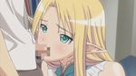  animated animated_gif blonde_hair censored date_wingfield_reiko elf fault!! fellatio oral pointy_ears 