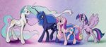  equine female friendship_is_magic horn horse my_little_pony pony princess_cadance_(mlp) princess_celestia_(mlp) princess_luna_(mlp) twilight_sparkle_(mlp) winged_unicorn wings 