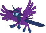  90sigma alpha_channel ambiguous_gender cape changeling clothing equine feral friendship_is_magic hat horn horse mammal mare_do_well_(mlp) mask my_little_pony pony solo spread_wings winged_unicorn wings 