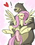  balls bear big_dom_small_sub big_penis blush clitoris equine erection eyes_closed female female_on_top feral fluttershy_(mlp) friendship_is_magic from_behind hasana-chan horse huge_penis interspecies long_penis male mammal my_little_pony nude on_top pegasus penetration penis plain_background pony pussy sex size_difference spread_legs spreading stand_and_carry_position standing straight thick_penis tight_fit tongue tongue_out vaginal vaginal_penetration white_background wing_boner wings 