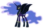  alpha_channel changeling equine female feral friendship_is_magic hi_res horn horse mammal my_little_pony nightmare_moon_(mlp) plain_background pony shadowbolts_(mlp) solo tan575 transparent_background uniform winged_unicorn wings 
