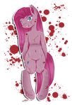  alpha_channel blood blood_splatter blue_eyes circumcised cutie_mark equine female friendship_is_magic horse looking_at_viewer mammal my_little_pony pinkamena_(mlp) pinkie_pie_(mlp) plain_background pony solo sprinklespegasister standing transparent_background 