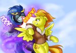  equine female feral fight friendship_is_magic horse mammal my_little_pony nightshade_(mlp) pegasus pluckyninja pony shadowbolts_(mlp) spitfire_(mlp) timber_(artist) wings wonderbolts_(mlp) 