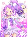  bad_id bad_pixiv_id choker cure_sword dokidoki!_precure dual_persona gloves hair_ornament heart jewelry kenzaki_makoto precure purple purple_choker purple_eyes purple_hair purple_skirt shinekalta short_hair skirt spade_hair_ornament 