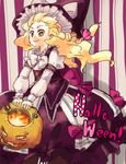 as bad_id bad_pixiv_id blonde_hair embellished_costume halloween jack-o'-lantern kirisame_marisa pumpkin solo touhou 