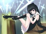  bad_id bad_pixiv_id black_hair cross hana_(pangya) long_hair pangya papel solo yori_(shitsuon) 