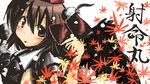  bad_id bad_pixiv_id black_wings blush book brown_hair hat leaf looking_at_viewer red_eyes shameimaru_aya solo tobi_(nekomata_homara) touhou wings 