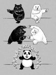  ambiguous_gender bear black_bear black_fur combine comic duo fur fusion fusion_dance mammal panda parody polar_bear the_truth transformation white_fur 
