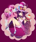  bad_id bad_pixiv_id bittersweet_lulu bloomers blush candy candy_cane cupcake dress fairy food hat kneehighs knees_together_feet_apart league_of_legends lollipop long_hair lulu_(league_of_legends) mary_janes mirei open_mouth pix purple_hair shoes staff tears underwear very_long_hair witch_hat yellow_eyes 