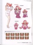  angry blush breasts brown_eyes cleavage concept_art crazy_eyes edaki_shin'ya flipped_hair gyakuten_saiban gyakuten_saiban_1 hat highres holding holding_syringe large_breasts nurse nurse_cap official_art pantyhose paw_pose pink_hair scan shochiku_umeyo short_hair smile syringe white_background white_legwear 