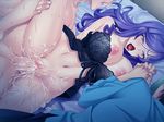  ahegao bed breasts censored cheating cum cum_explosion cum_in_pussy cum_inside cum_on_body cum_on_lower_body fucked_silly large_breasts lilith-soft nail_polish netorare nipples nobushito_kuro ore_to_saekosan_to_netorare_mail pillow pink_nails sex tokiwa_saeko 
