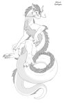  claws dragon female fluff furred_dragon looking_at_viewer mane paws redraptor16 solo thick_tail whiskers 