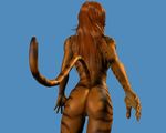  breasts feline female hair mammal marvel morgan_cygnus red_hair tiger tigra 