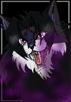  anthro cat feline fur hair male mammal panther purple_eyes rex_equinox 
