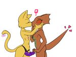  anthro argonian breasts dildo duo feline female iamzavok katia_managan khajiit kissing lesbian mammal nude prequel quill-weave scalie sex_toy strapon tail_boner the_elder_scrolls the_elder_scrolls_iv:_oblivion video_games 