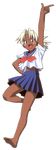  1girl dark_skin kaolla_su love_hina school_uniform 