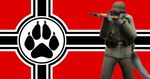 aiming canine furzi_flag helmet kar98k male nazi uniform wolf 